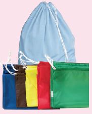 Transportsack blau 75x110cm mit Gegenzugkordel und Henkel