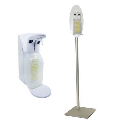 Aluminium-Ständer für Spender Nr. 90556 Aluminium-Ständer für Spender Nr. 90556